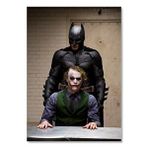 Cakatablo Ahşap Tablo Batman ve Joker