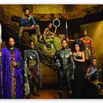 Cakatablo Ahşap Tablo Black Panther ve Arkadaşları