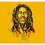 Cakatablo Ahşap Tablo Bob Marley Mozaik Art