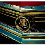 Cakatablo Ahşap Tablo Buick Logo ve Ön Panjur Detay