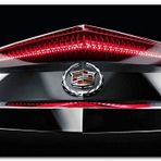 Cakatablo Ahşap Tablo Cadillac Logo ve Stop Lambaları