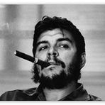Cakatablo Ahşap Tablo Che Guevara ve Purosu SB