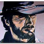 Cakatablo Ahşap Tablo Clint Eastwood Bir Avuç Dolar Filmi Görseli