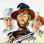 Cakatablo Ahşap Tablo Clint Eastwood Bir Kaç Dolar İçin Çizim
