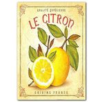Cakatablo Ahşap Tablo Dalından Yeti Tolanmış Limon Görseli