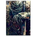 Cakatablo Ahşap Tablo Dark Souls 2 Savaşçı Şövalye