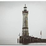 Cakatablo Ahşap Tablo Deniz Feneri ve Sisli Deniz