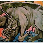 Cakatablo Ahşap Tablo Dying Bull, 1934 by Pablo Picasso
