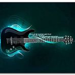 Cakatablo Ahşap Tablo Elektro Gitar Işıklı Görsel