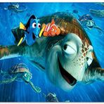 Cakatablo Ahşap Tablo Finding Dory Kaplumbağalar