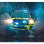 Cakatablo Ahşap Tablo Ford Ranger Raptor Polis Aracı