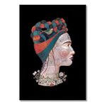 Cakatablo Ahşap Tablo Frida Kahlo Dövmeli