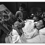 Cakatablo Ahşap Tablo Frida Kahlo Yatakta Resim