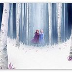 Cakatablo Ahşap Tablo Frozen 2 Elsa ve Anna