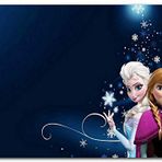 Cakatablo Ahşap Tablo Frozen Elsa Ve Anna Kar Tanesi Simgesi Görsel