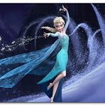 Cakatablo Ahşap Tablo Frozen Karlar Ülkesi Kraliçe Elsa