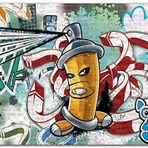 Cakatablo Ahşap Tablo Graffiti Sokak Boyama Sanatı Sprey