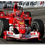 Cakatablo Ahşap Tablo Grand Prix Fiat Yarış Arabası Görseli