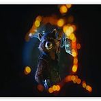Cakatablo Ahşap Tablo Guardians of The Galaxy Rocket Racoon ve Baby Groot