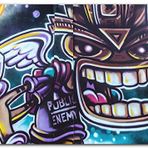 Cakatablo Ahşap Tablo Halk Düşmanı Grafiti Duvar Boyama