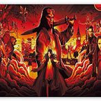 Cakatablo Ahşap Tablo Hellboy ve Cehennem Tebası