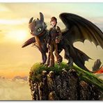 Cakatablo Ahşap Tablo How to Train Your Dragon Film Görseli