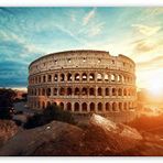 Cakatablo Ahşap Tablo İtalya Roma Tarihi Colosseum