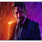 Cakatablo Ahşap Tablo John Wick 3 Parabellum Yağmur Altında