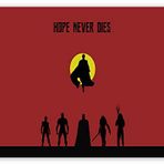 Cakatablo Ahşap Tablo JusticeLeague Hope Never Dies