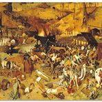 Cakatablo Ahşap Tablo Kahverengi Köy Boyama Pieter Bruegel