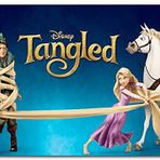Cakatablo Ahşap Tablo Karmakarışık Rapunzel At ve Genç