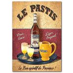 Cakatablo Ahşap Tablo Le Pastis Menü Afişi Görseli