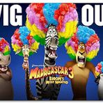 Cakatablo Ahşap Tablo Madagascar 3 Film Afişi