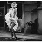 Cakatablo Ahşap Tablo Marilyn Monroe Ruzgarın Azizliği
