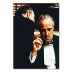 Cakatablo Ahşap Tablo Marlon Brando The Godfather