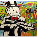 Cakatablo Ahşap Tablo Monopoly Savaşları