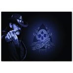 Cakatablo Ahşap Tablo Motörhead Lemmy Kilmister Maça As