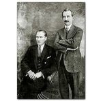 Cakatablo Ahşap Tablo Mustafa Kemal İsmet İnönü