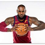 Cakatablo Ahşap Tablo NBA Lebron James Cleveland Cavaliers Bordo Forma