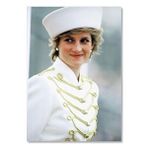 Cakatablo Ahşap Tablo Princess Diana Denizci Kıyafeti