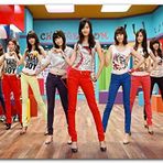 Cakatablo Ahşap Tablo Renkli Girls Generation Kızlar