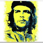 Cakatablo Ahşap Tablo Sarı Renk Hakim Che Guevara