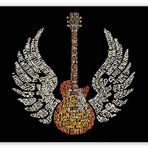 Cakatablo Ahşap Tablo Şarkı Sözleri Melek Kanatlı Gitar