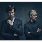 Cakatablo Ahşap Tablo Sherlock ve Dr.Watson Görseli