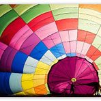 Cakatablo Ahşap Tablo Sıcak Hava Balonu Şişiyor