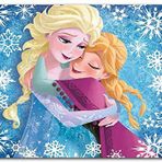 Cakatablo Ahşap Tablo Sonsuza Kadar Elsa Ve Anna Kız Kardeşler Görseli
