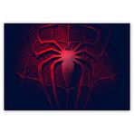 Cakatablo Ahşap Tablo Spiderman Body Armor Logo