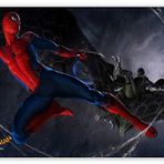 Cakatablo Ahşap Tablo Spiderman Eve Dönüş Kompozisyon
