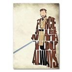 Cakatablo Ahşap Tablo Star Wars Yazılı
