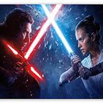Cakatablo Ahşap Tablo Starwars Rey Vs Kylo Ren